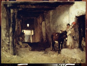 Een huis in de Sahara door Gustave Guillaumet