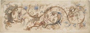 Allegorie van Ondeugden, 1840-98 door Gustave Gustave Moreau,Moreau