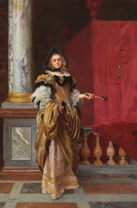 Aankomst op het Bal door Gustave Jacquet