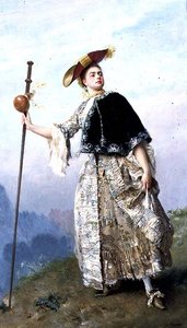 De modieuze vrouw