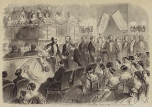 Concert van de Philharmonische Academie van Rome door Gustave Janet
