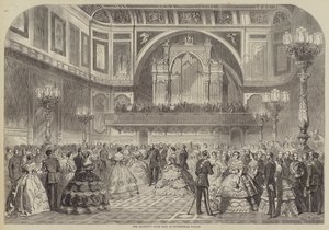 Het staatsbal van Hare Majesteit in Buckingham Palace door Gustave Janet
