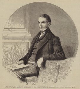 Lord Cowley, Hare Majesteits Ambassadeur aan het Hof van Frankrijk door Gustave Janet