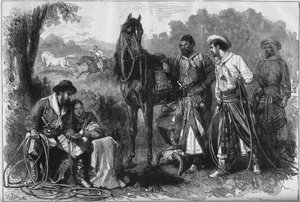 Wereldtentoonstelling 1878 in Parijs: Zuid-Amerikaanse gaucho