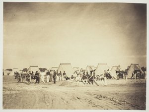 Artilleriekampement, Camp de Châlons door Gustave Le Gray