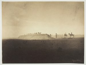 Chalons Encampment: Manoeuvres op 3 oktober, 1857 door Gustave Le Gray