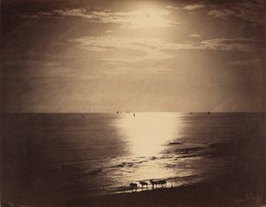 Le Soleil au Zénith - Océan / De zon bij Zenith, Normandië door Gustave Le Gray