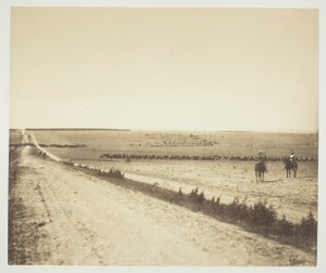 Manoeuvres, Camp de Châlons door Gustave Le Gray