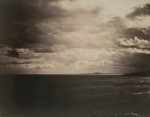 Middellandse Zee met de berg Agde, 1857 door Gustave Le Gray