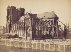 Notre-Dame de Paris kathedraal door Gustave Le Gray