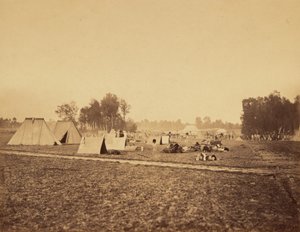 [Tenten en militaire uitrusting, Camp de Chalons].