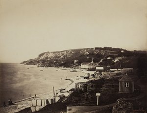 Het Strand van Sainte-Adresse, met de Dumont Baden