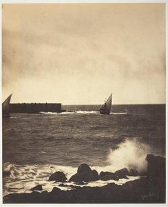 De brekende golf door Gustave Le Gray