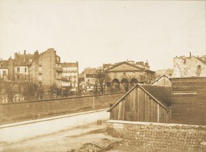Uitzicht vanuit de studio van de fotograaf, 1851-1854 door Gustave Le Gray