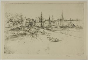 De Nieuwe Dok in La Rochelle door Gustave Leheutre