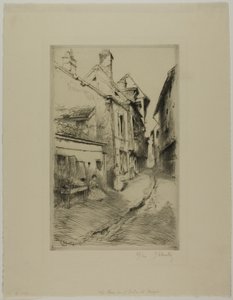 De Schoolstraat, Troyes door Gustave Leheutre