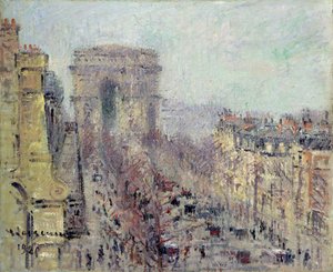 Avenue de Friedland, Parijs door Gustave Loiseau