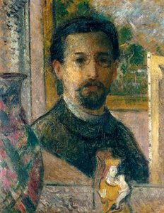 Zelfportret, ca. 1916 door Gustave Loiseau