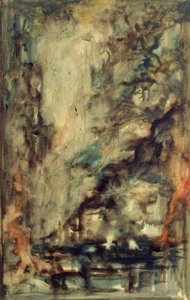 Schets (voor de twee avonturiers en de talisman (?)) door Gustave Moreau