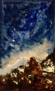Landschapsstudie door Gustave Moreau