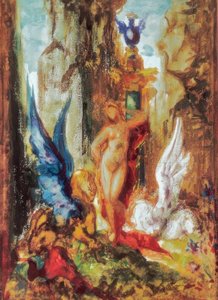 Fee met griffioenen door Gustave Moreau
