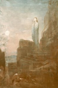 Helene op de wallen van Troje door Gustave Moreau