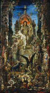 Jupiter en Semele, 1894-95 door Gustave Moreau