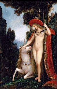 De eenhoorn door Gustave Moreau