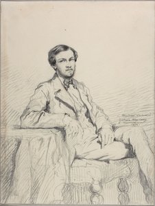 Portret van Eugène Lacheurié door Gustave Moreau