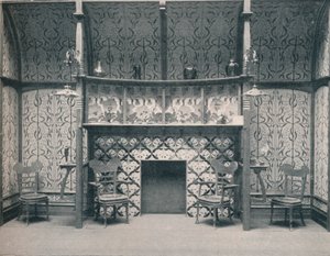 Ingle-Nook ontworpen door G. Serruier, 1898