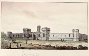 Penitentiaire inrichting in Pennsylvania, 1831 door Gustave de Beaumont