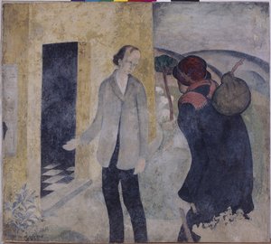 Gastvrijheid aan vreemdelingen door Gustave Van de Woestyne