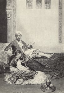 In de harem (gravure)