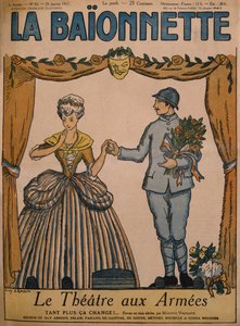 Theater voor de Legers, vooromslag illustratie van 