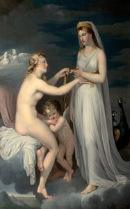 Juno leent de gordel van Venus, c.1771 door Guy Head