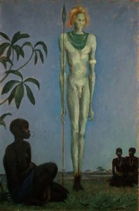 Een Dinka Veeboer door Guy Richard Charles Wyndham