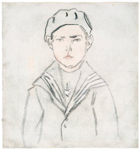 Jongen in matrozenpak door Gwen John