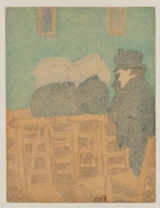 Figuren in de kerk door Gwen John