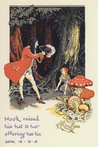 Peter Pan en Wendy: Hook hief zijn hoed op om haar zijn arm aan te bieden