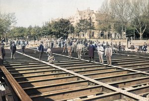 1896-17 spoorweg Arena weg Klösz György 2 (ingekleurd) door György Klösz