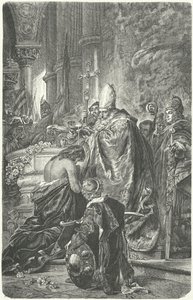 De doop van Stefanus I van Hongarije door Gyula Benczúr