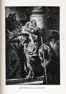 Mary Stuart naar de executie geleid, 1882 door Gyula Benczúr