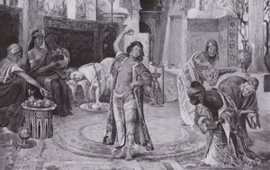Vermaak in de harem door Gyula Tornai
