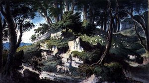 Landschap, met Koeien en Schapen door H.F. 1751 1812 Aylesford