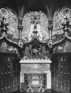 De Chaucer Kamer, Cardiff Kasteel, Wales, 1924-1926 door HN King
