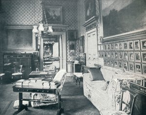 De kleedkamer van de prins-gemaal in Buckingham Palace
