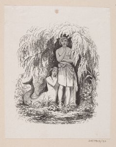 Illustratie voor "De Kleine Zeemeermin" in H.C. Andersen, "Sprookjes en Verhalen", Deel 1