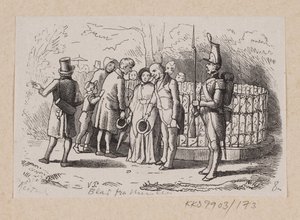 Illustratie voor "Een blad uit de hemel" in H.C. Andersen, "Sprookjes en verhalen", Deel 2