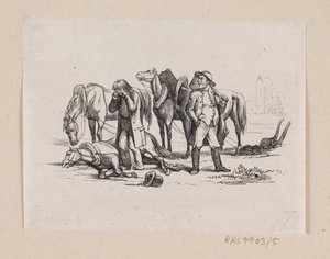 Illustratie voor "Kleine Claus en Grote Claus" in H.C. Andersen, "Sprookjes en Verhalen", Deel 1