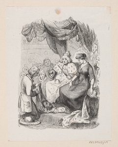 Illustratie voor "Reisekammeraten" in H.C. Andersen, "Sprookjes en Verhalen", Deel 1